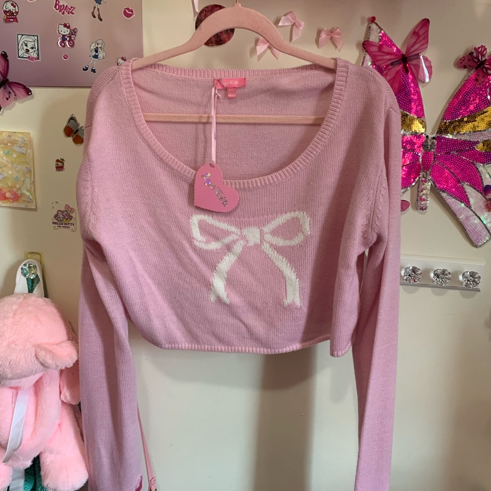 Sugar Thrillz Bow Sweater